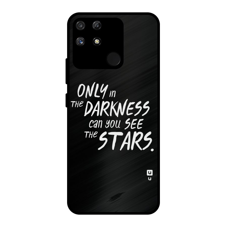 Darkness and the Stars Metal Back Case for Realme Narzo 50A