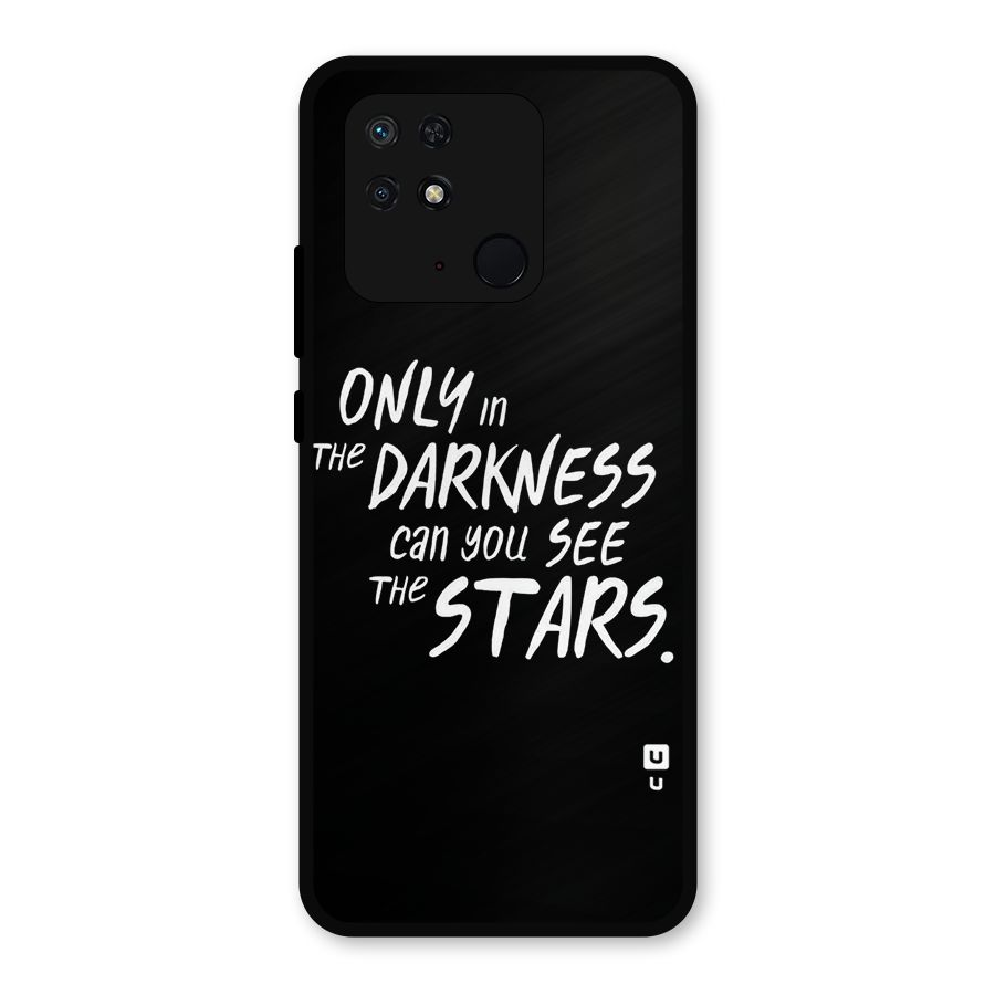 Darkness and the Stars Metal Back Case for Redmi 10