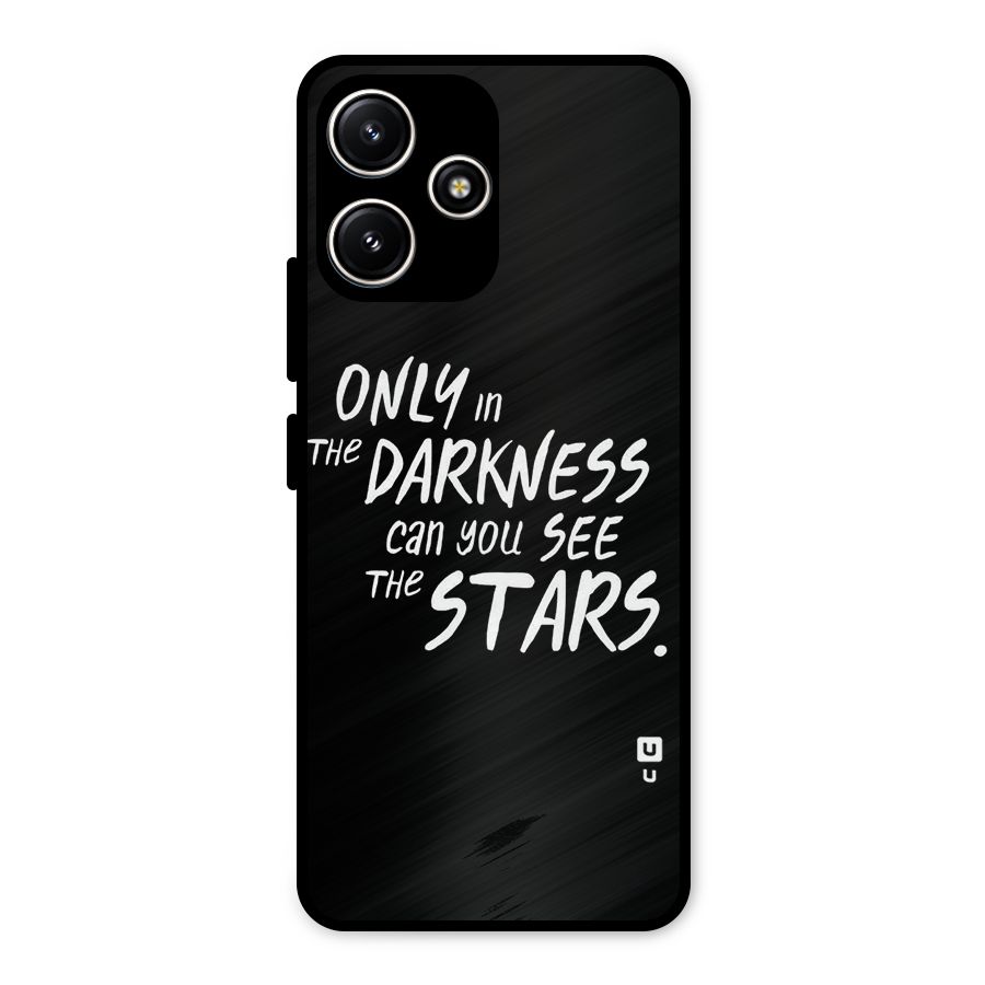 Darkness and the Stars Metal Back Case for Redmi 12 5G