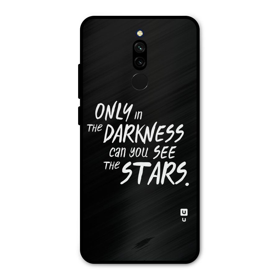 Darkness and the Stars Metal Back Case for Redmi 8