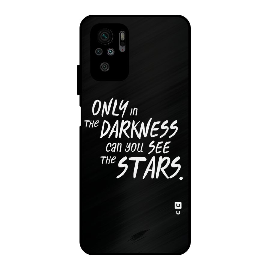 Darkness and the Stars Metal Back Case for Redmi Note 10S