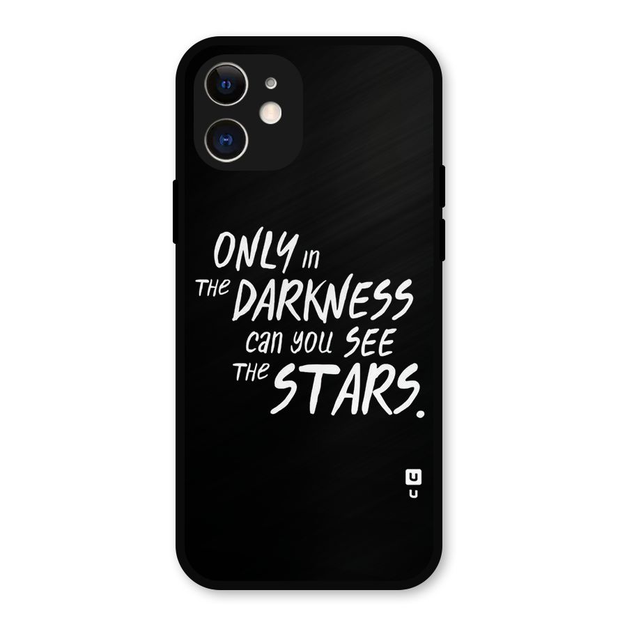 Darkness and the Stars Metal Back Case for iPhone 12