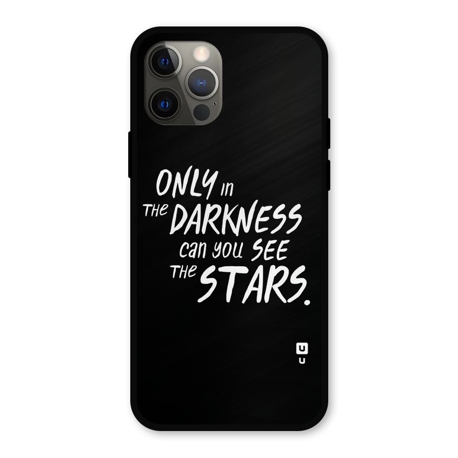 Darkness and the Stars Metal Back Case for iPhone 12 Pro