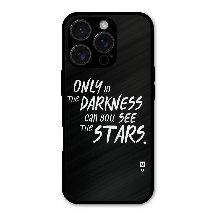 Darkness and the Stars Metal Back Case for iPhone 16 Pro
