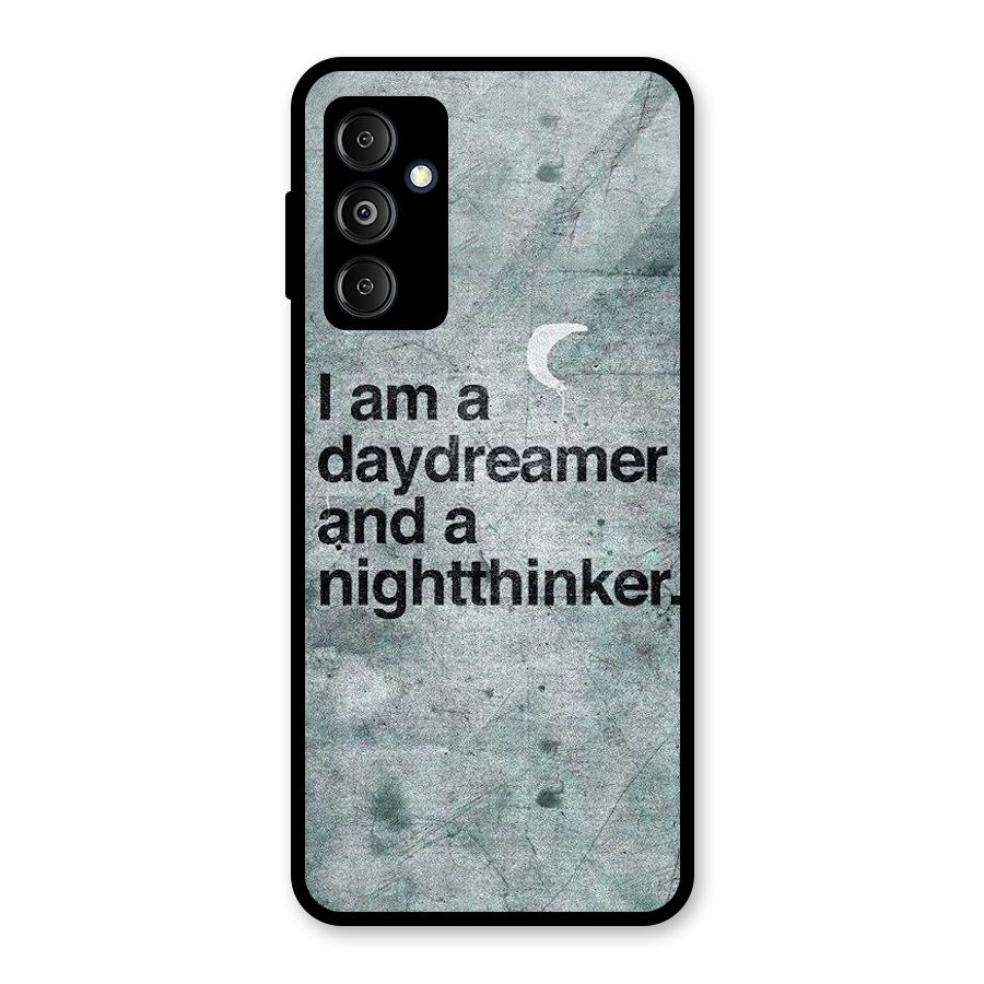 Day Dreamer Night Thinker Glass Back Case for Galaxy M14 5G