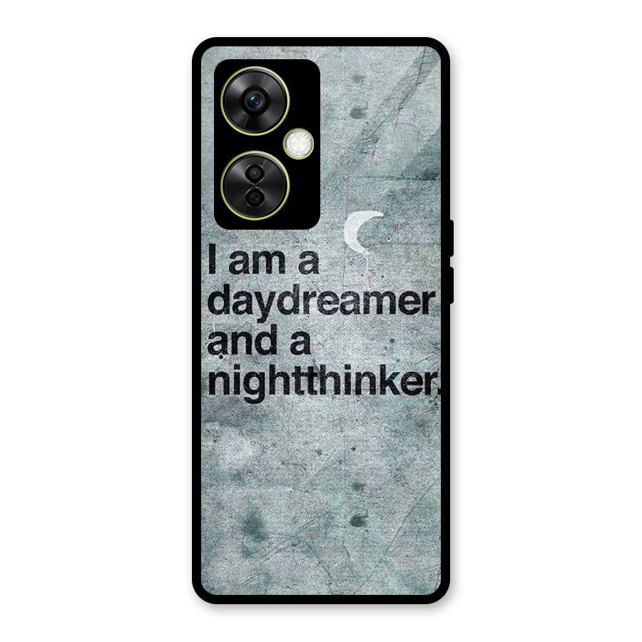 Day Dreamer Night Thinker Glass Back Case for OnePlus Nord CE 3 Lite