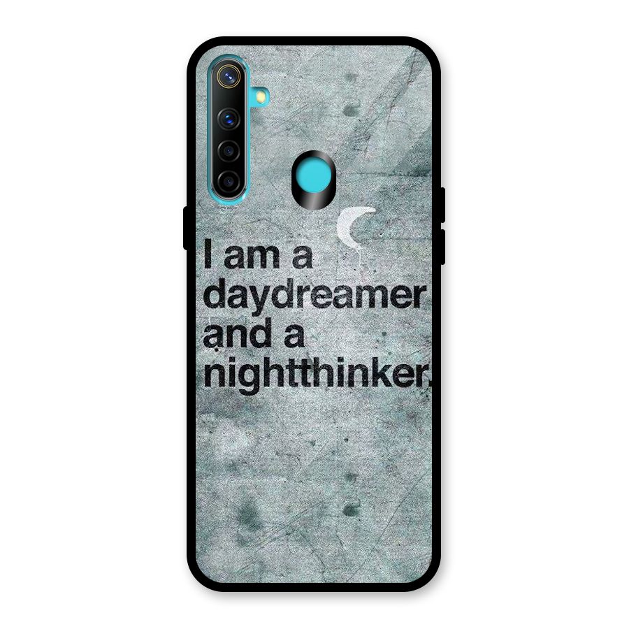 Day Dreamer Night Thinker Glass Back Case for Realme Narzo 10