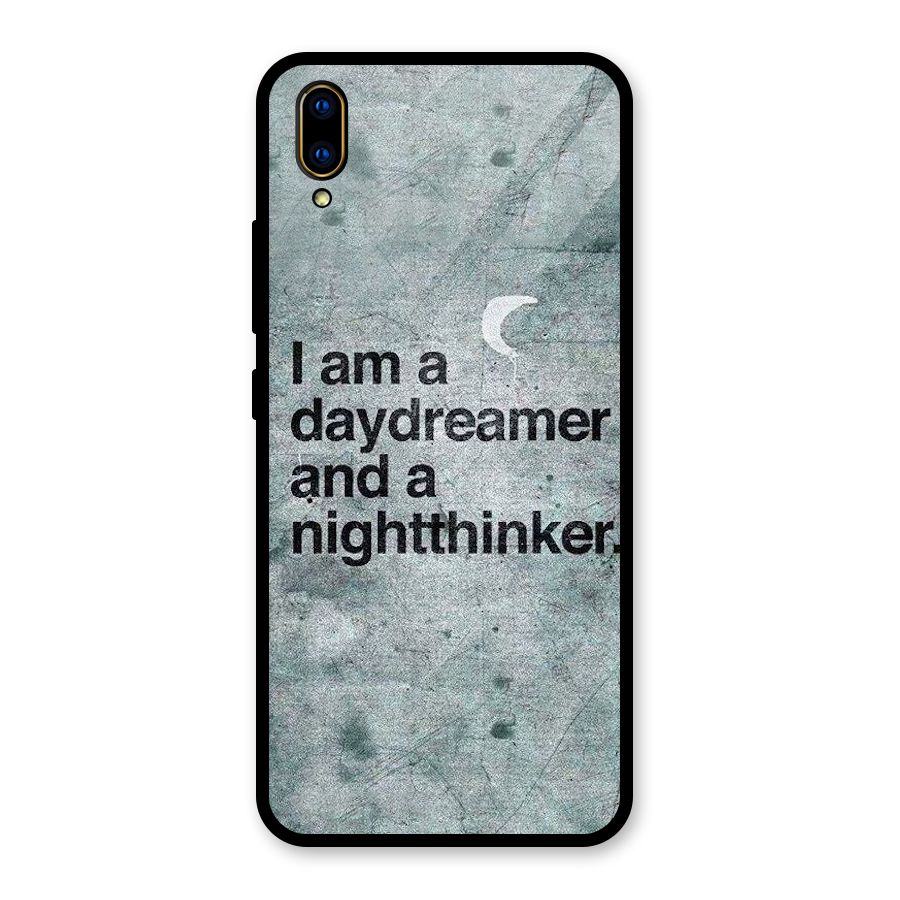 Day Dreamer Night Thinker Glass Back Case for Vivo V11 Pro