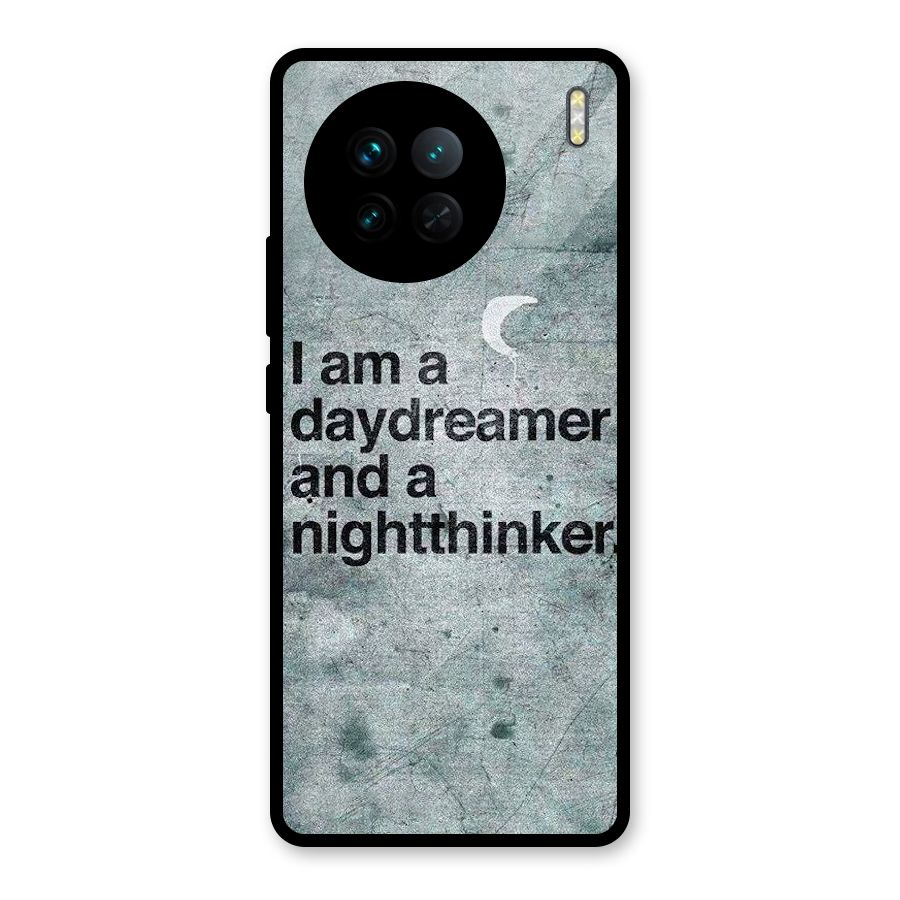 Day Dreamer Night Thinker Glass Back Case for Vivo X90