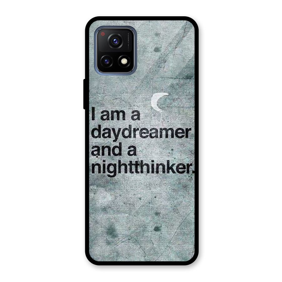 Day Dreamer Night Thinker Glass Back Case for Vivo Y72 5G