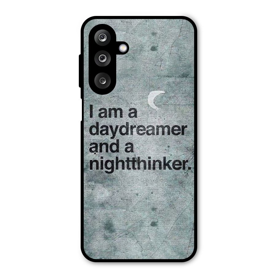 Day Dreamer Night Thinker Metal Back Case for Galaxy M36