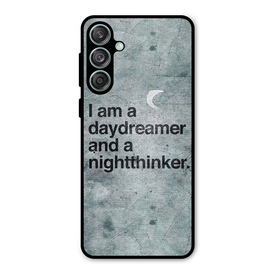 Day Dreamer Night Thinker Metal Back Case for Galaxy M55 5G