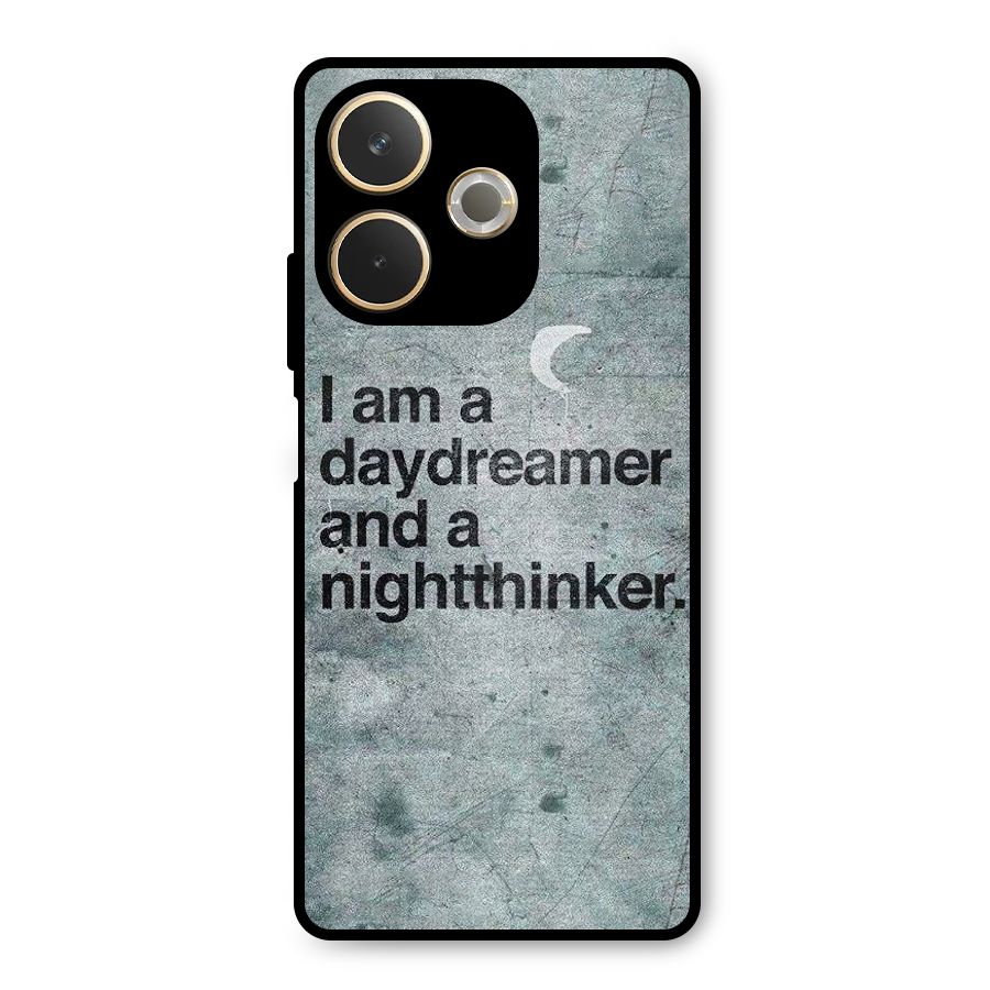 Day Dreamer Night Thinker Metal Back Case for Oppo A5 Pro