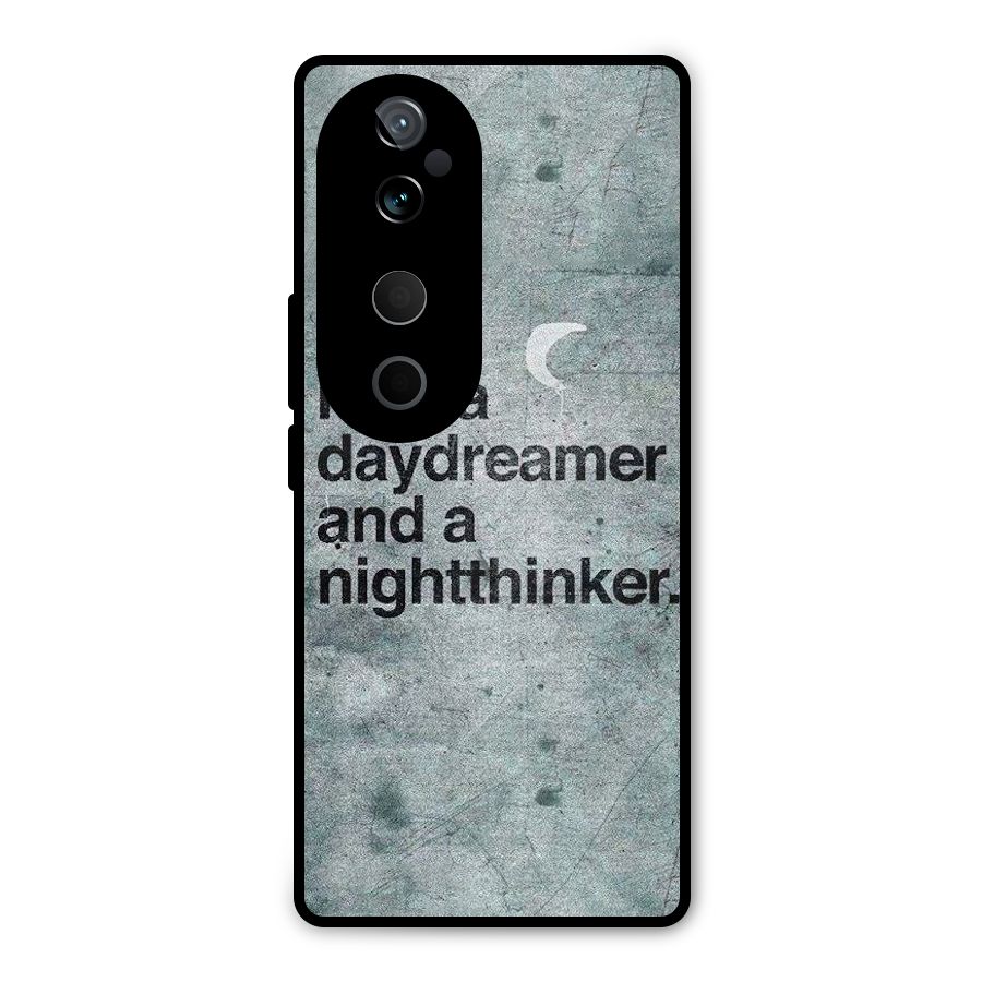 Day Dreamer Night Thinker Metal Back Case for Vivo T3 Ultra