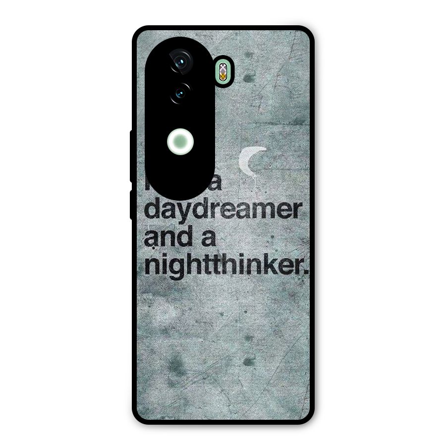 Day Dreamer Night Thinker Metal Back Case for Vivo V40e