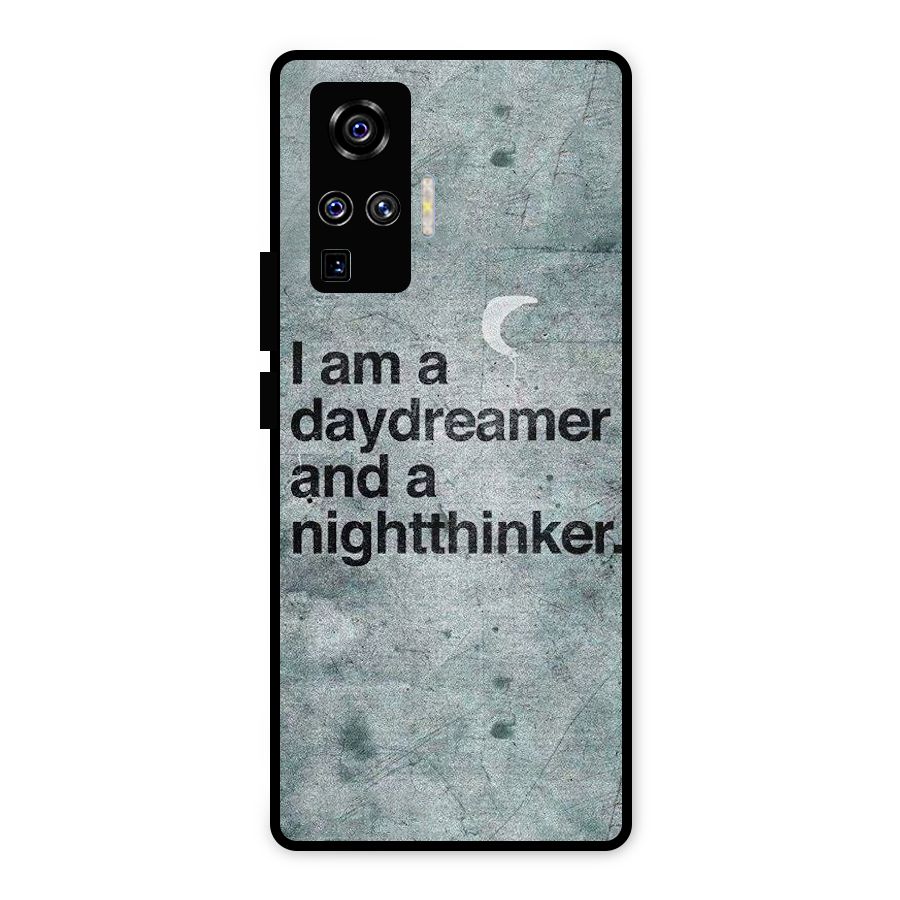 Day Dreamer Night Thinker Metal Back Case for Vivo X50 Pro