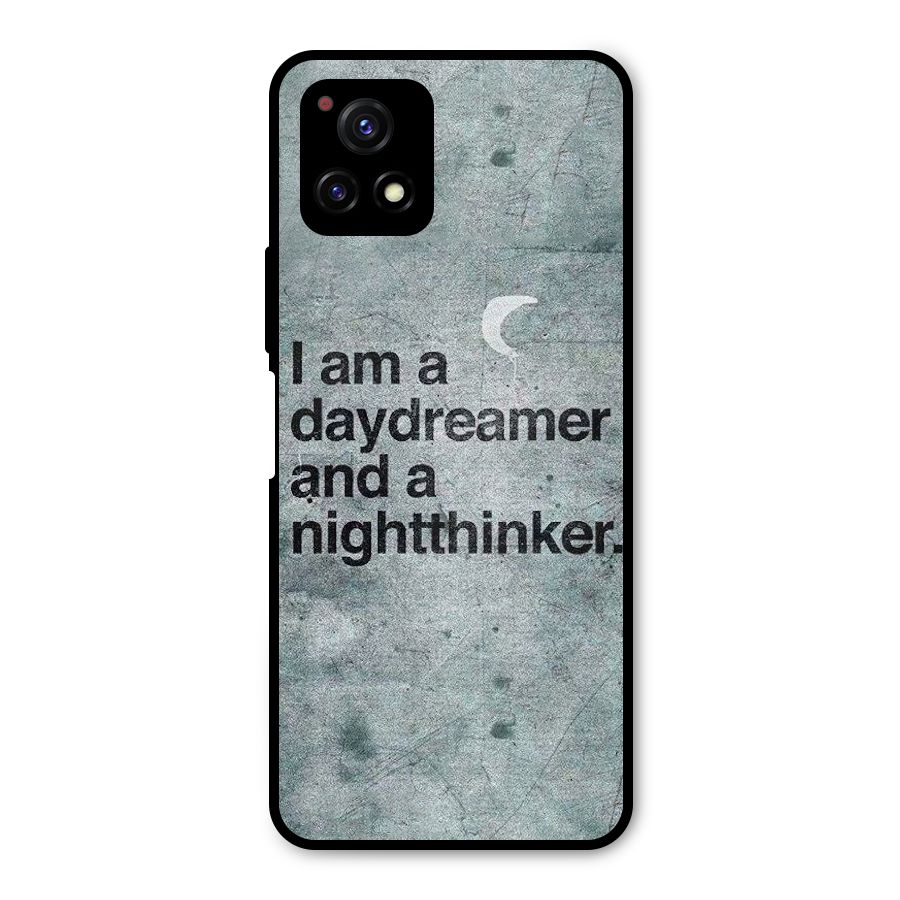 Day Dreamer Night Thinker Metal Back Case for Vivo Y72 5G