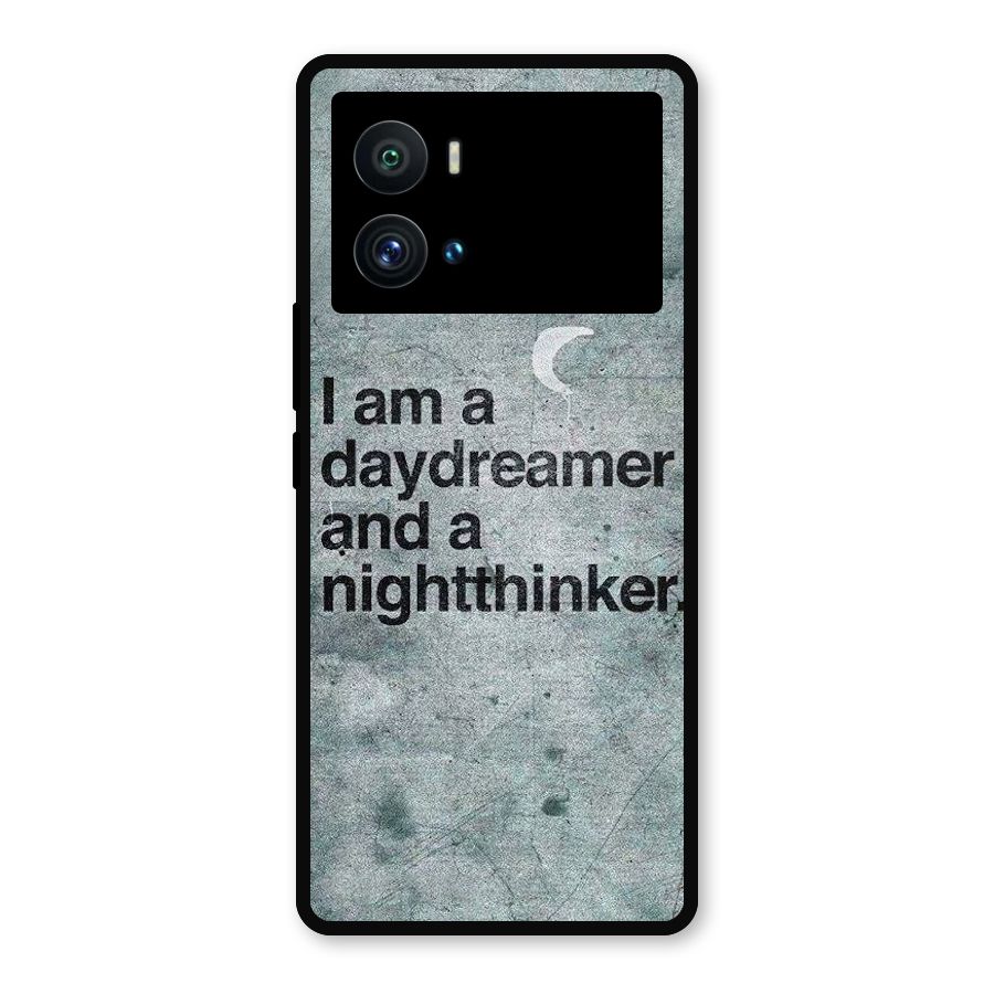 Day Dreamer Night Thinker Metal Back Case for iQOO 9 Pro