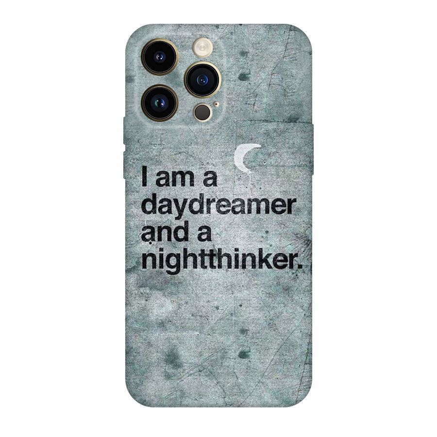 Day Dreamer Night Thinker Original Polycarbonate Back Case for iPhone 14 Pro Max