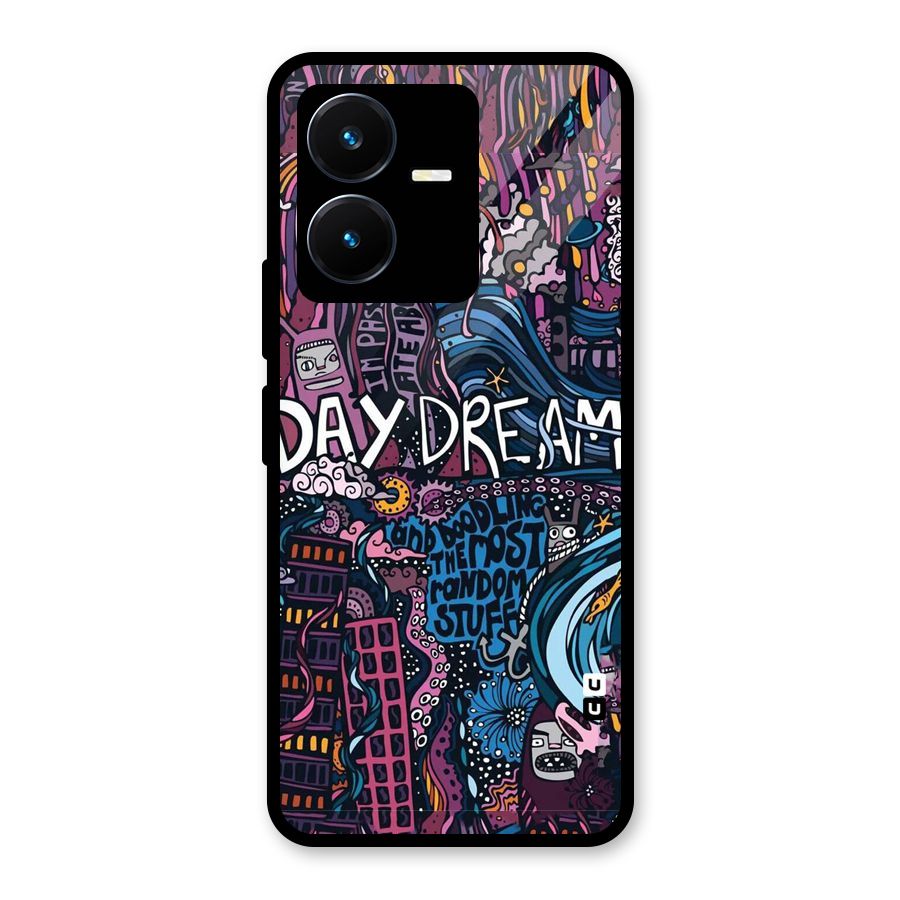 Daydream Design Glass Back Case for Vivo Y22s