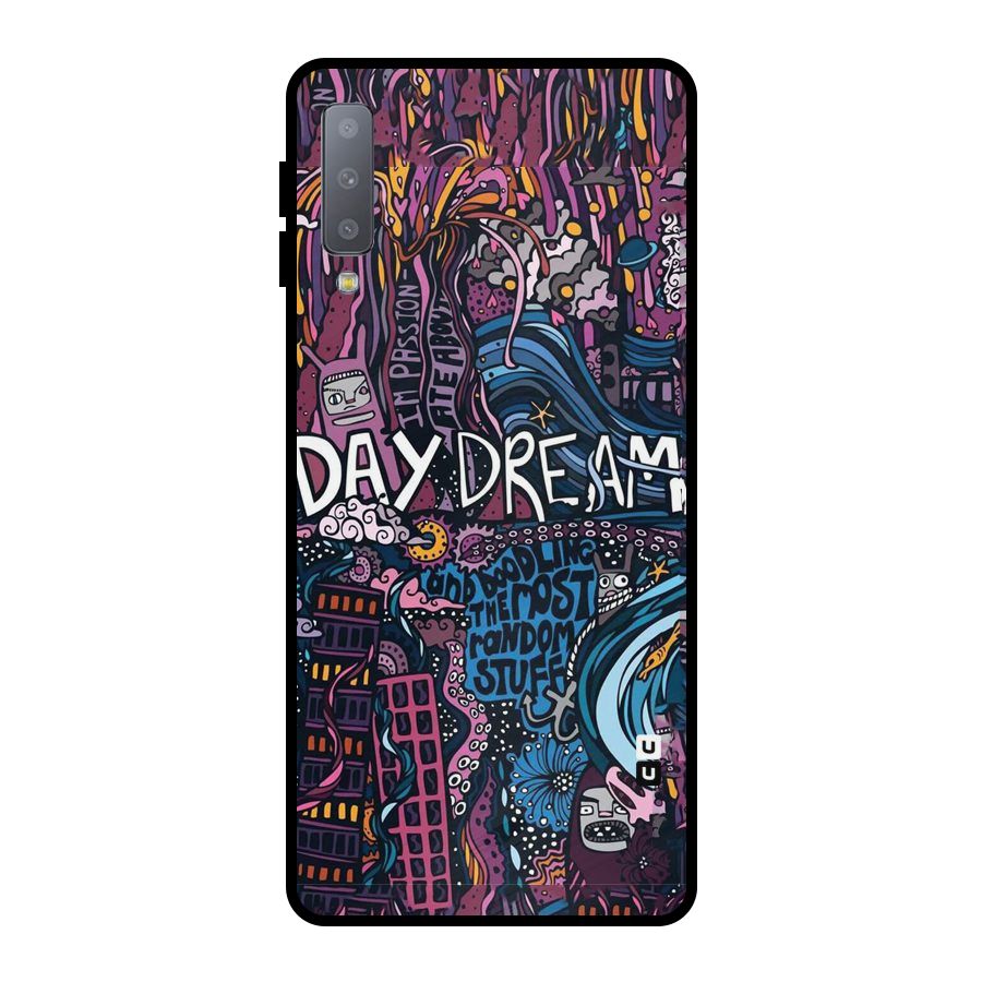Daydream Design Metal Back Case for Galaxy A7 (2018)