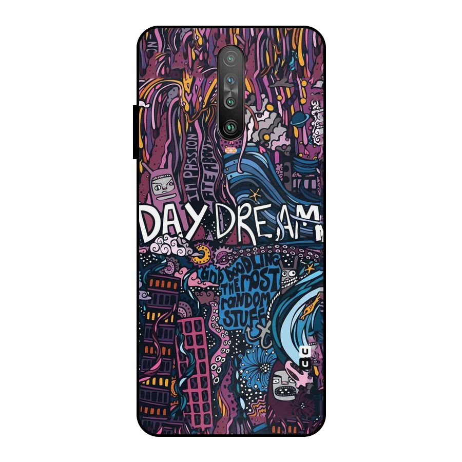 Daydream Design Metal Back Case for Poco X2