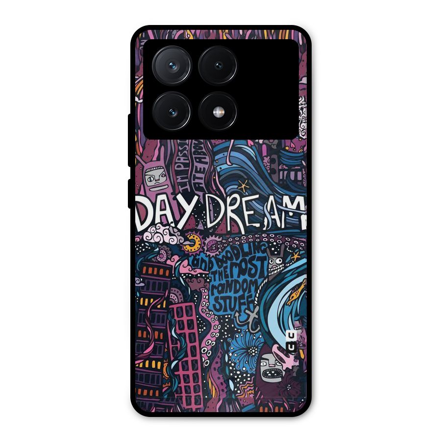 Daydream Design Metal Back Case for Poco X6 Pro