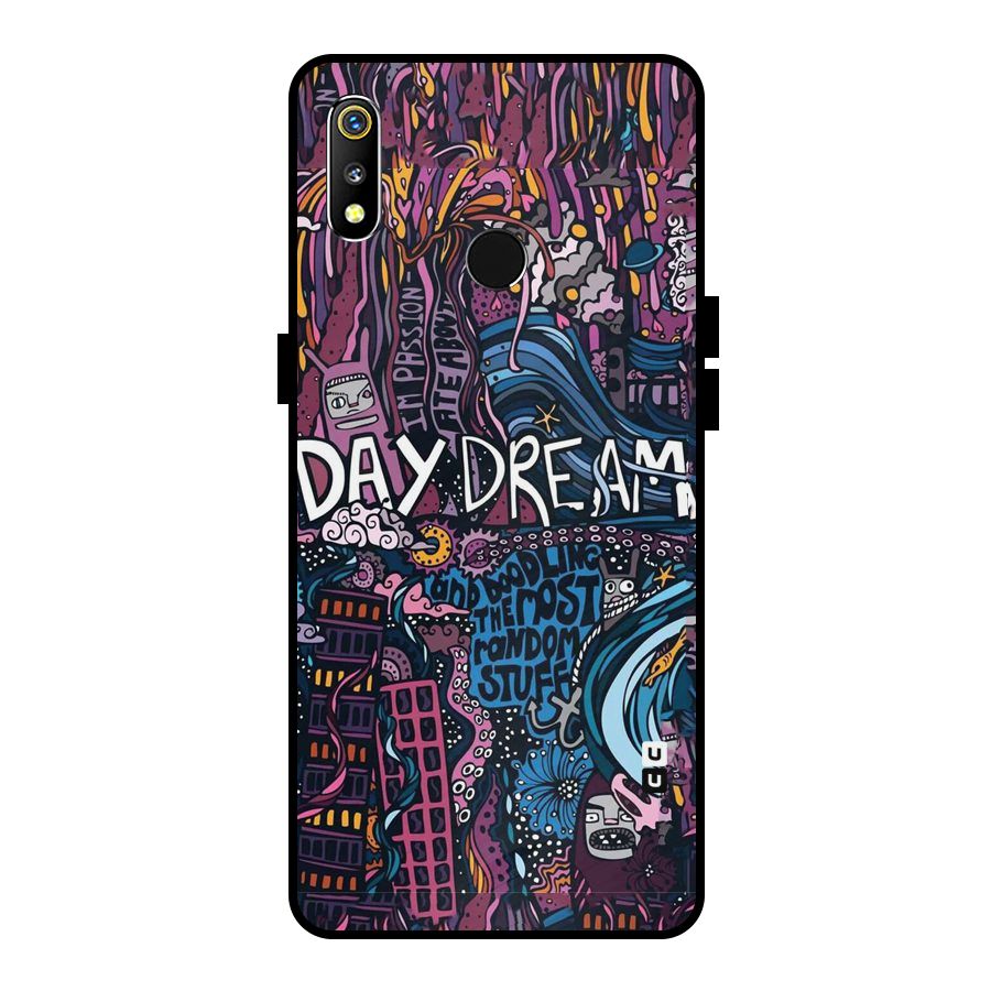 Daydream Design Metal Back Case for Realme 3i