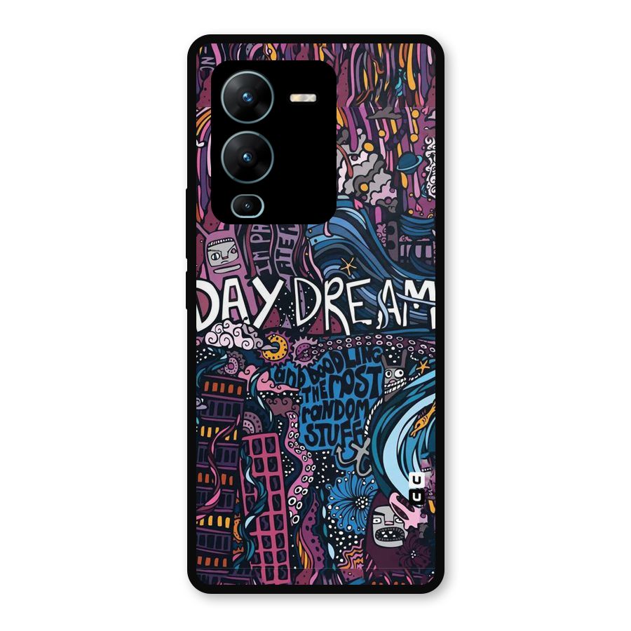 Daydream Design Metal Back Case for Vivo V25 Pro