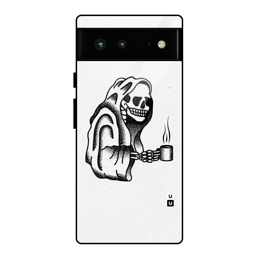 Dead But Coffee Glass Back Case for Google Pixel 6