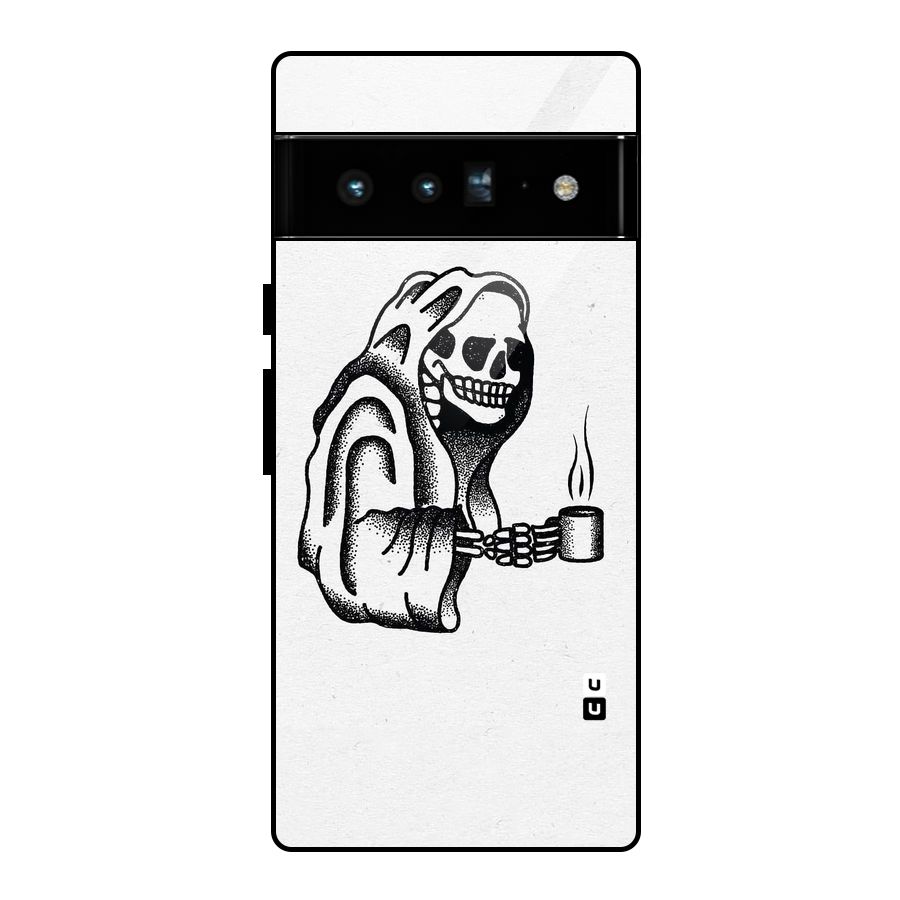 Dead But Coffee Glass Back Case for Google Pixel 6 Pro