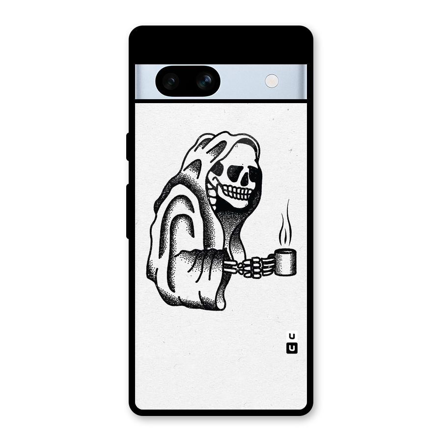 Dead But Coffee Glass Back Case for Google Pixel 7a