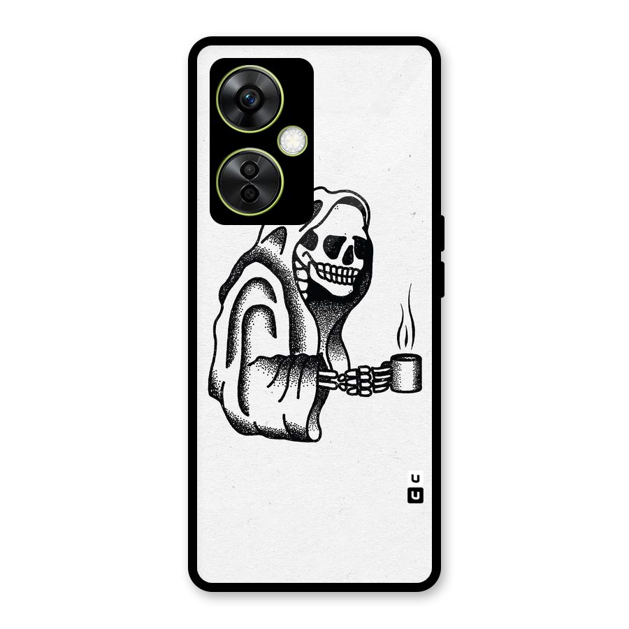 Dead But Coffee Glass Back Case for OnePlus Nord CE 3 Lite