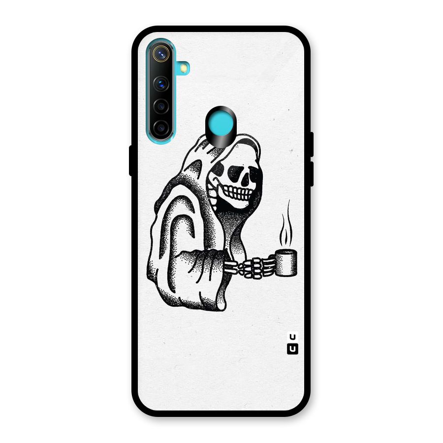 Dead But Coffee Glass Back Case for Realme 5