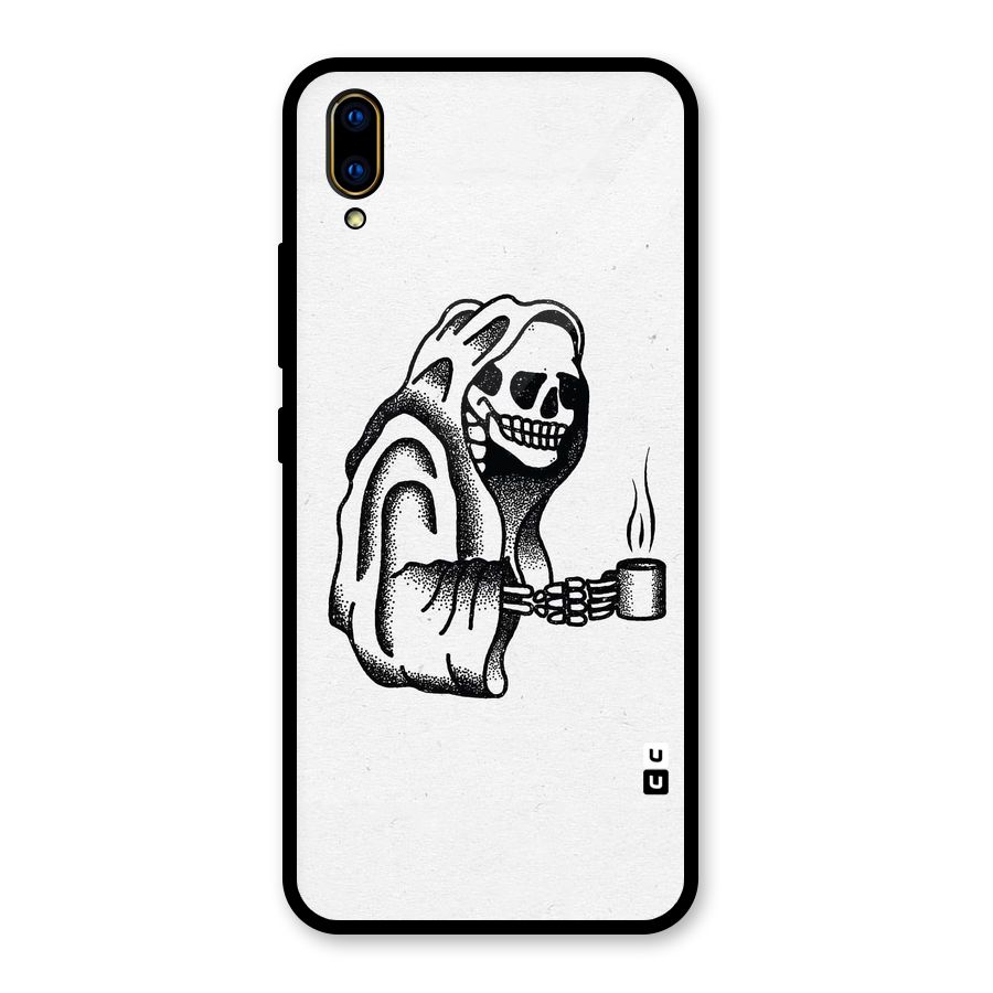 Dead But Coffee Glass Back Case for Vivo V11 Pro