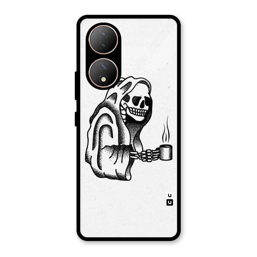 Dead But Coffee Glass Back Case for Vivo Y100A
