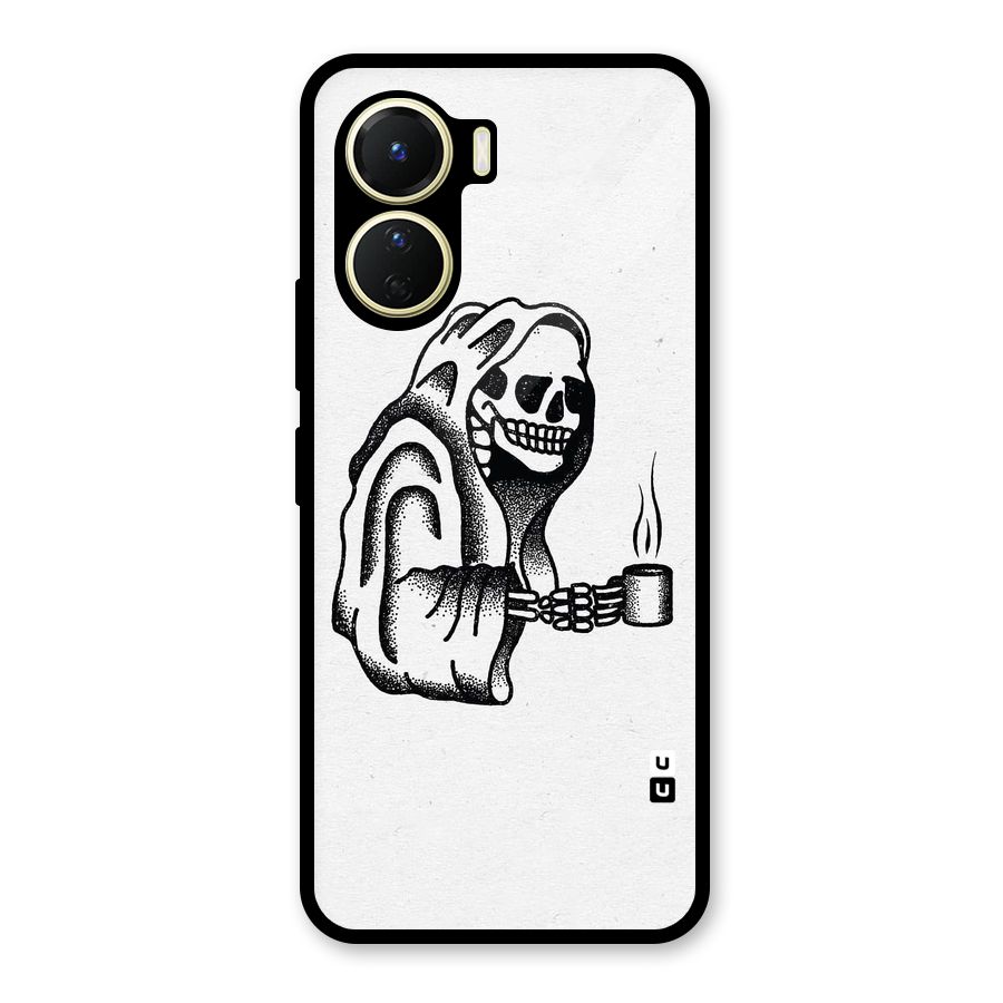 Dead But Coffee Glass Back Case for Vivo Y16
