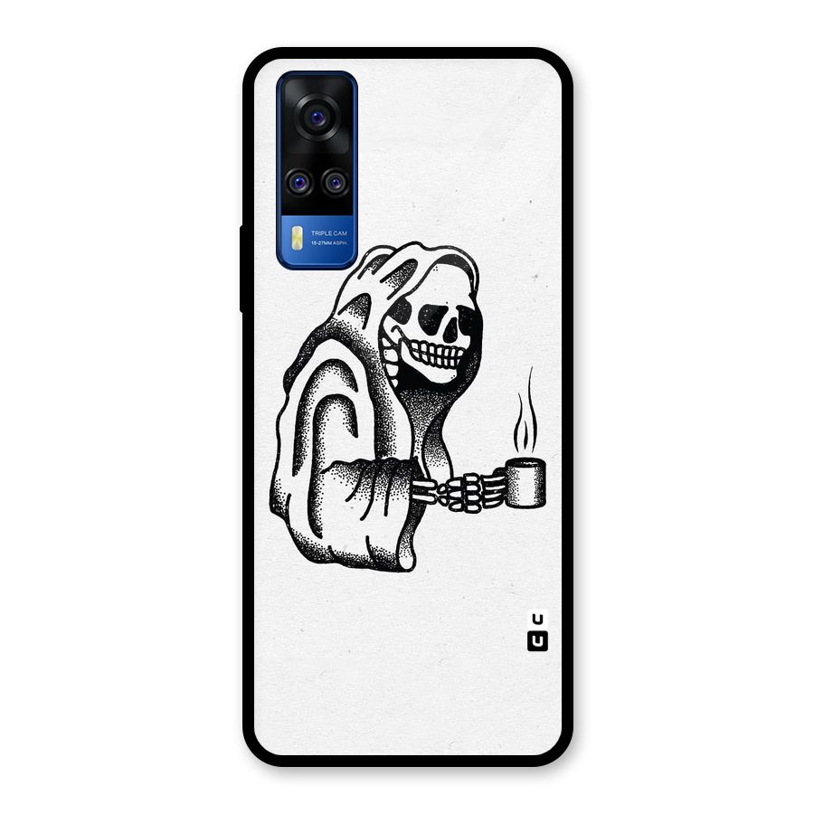 Dead But Coffee Glass Back Case for Vivo Y31