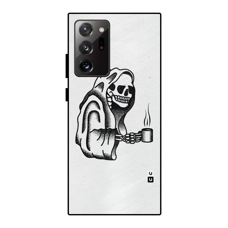 Dead But Coffee Metal Back Case for Galaxy Note 20 Ultra 5G