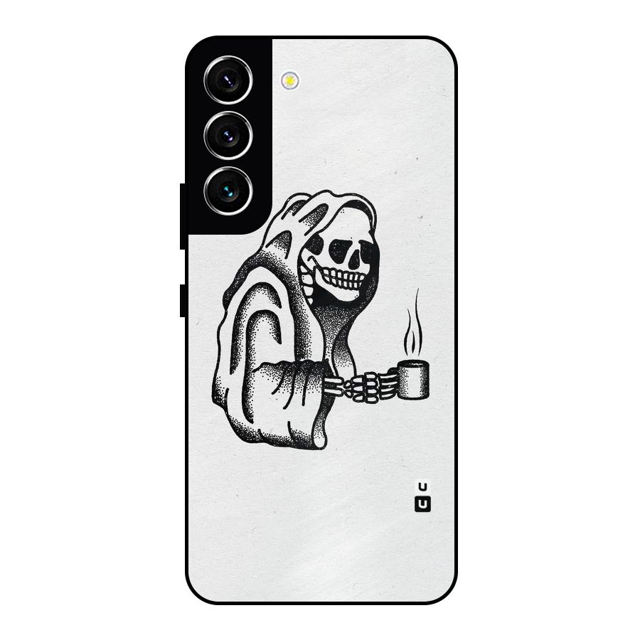 Dead But Coffee Metal Back Case for Galaxy S22 5G