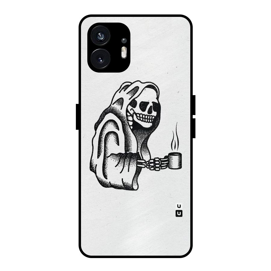 Dead But Coffee Metal Back Case for Nothing Phone 2