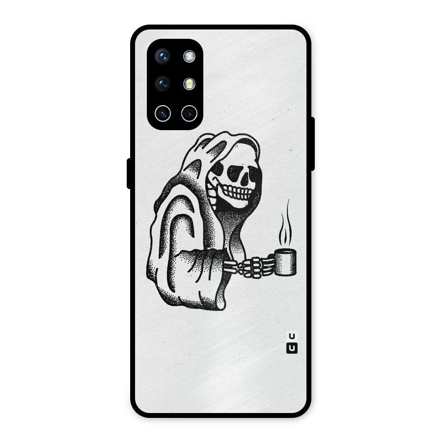 Dead But Coffee Metal Back Case for OnePlus 9R