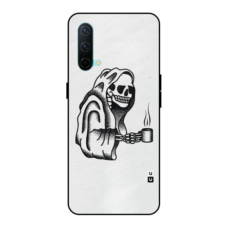 Dead But Coffee Metal Back Case for OnePlus Nord CE 5G