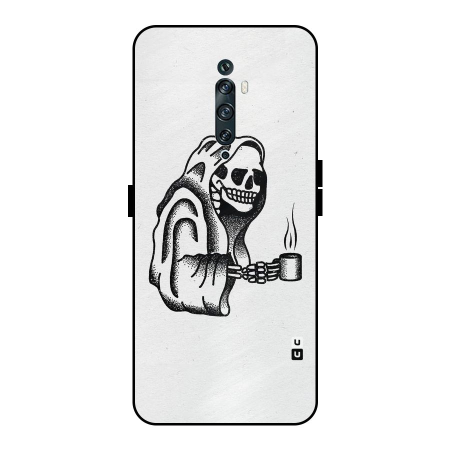 Dead But Coffee Metal Back Case for Oppo Reno2 Z