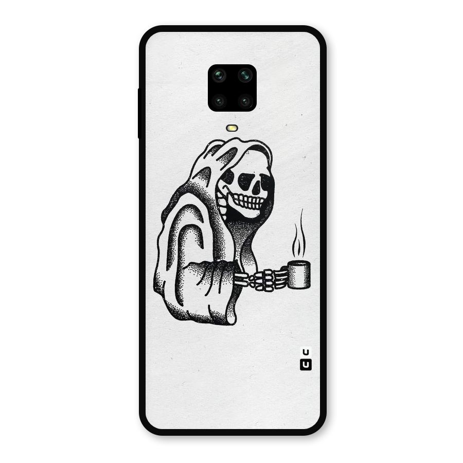 Dead But Coffee Metal Back Case for Poco M2 Pro