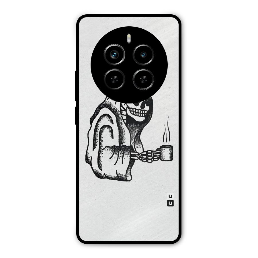 Dead But Coffee Metal Back Case for Realme P1 Pro