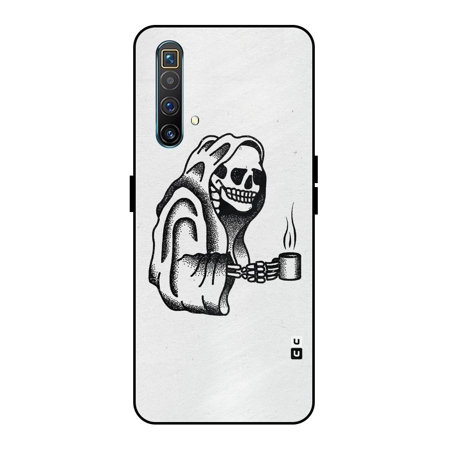 Dead But Coffee Metal Back Case for Realme X3 SuperZoom