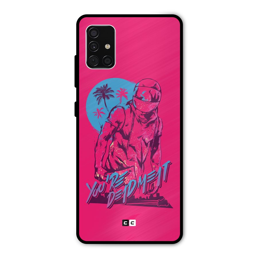 Dead Meat Metal Back Case for Galaxy A51