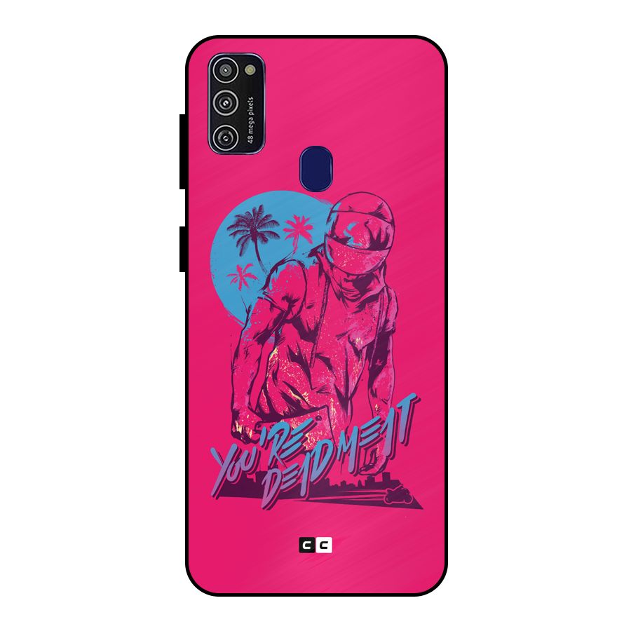 Dead Meat Metal Back Case for Galaxy M21