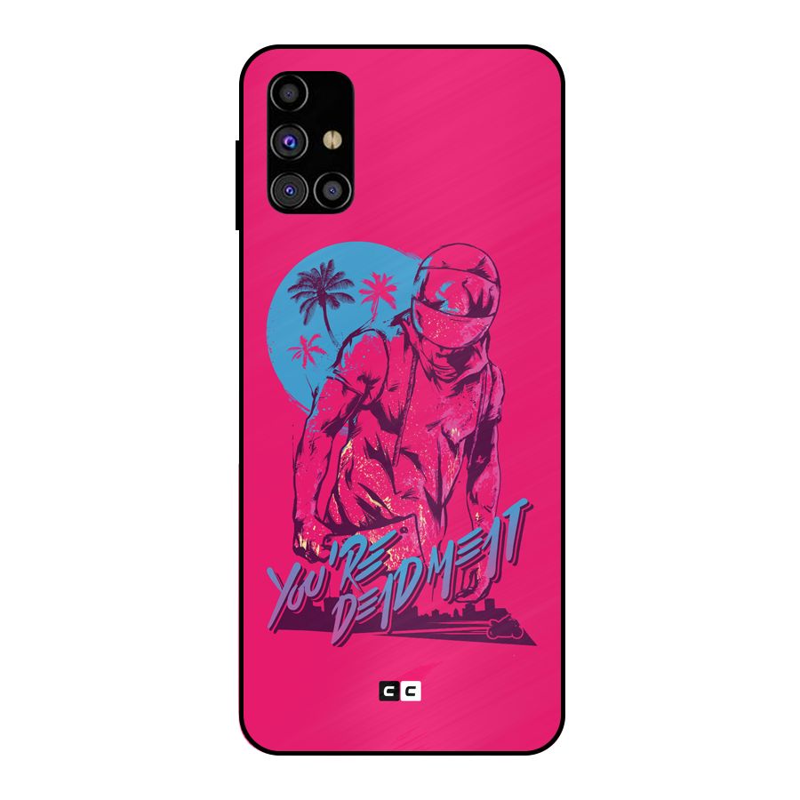 Dead Meat Metal Back Case for Galaxy M31s